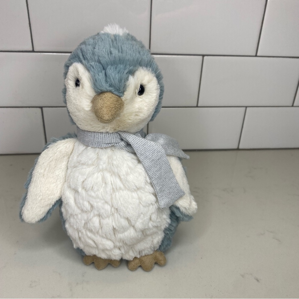 Mary Meyer Putty Iceburg Penguin Plush Stuffed Animal Toy - Blue and White